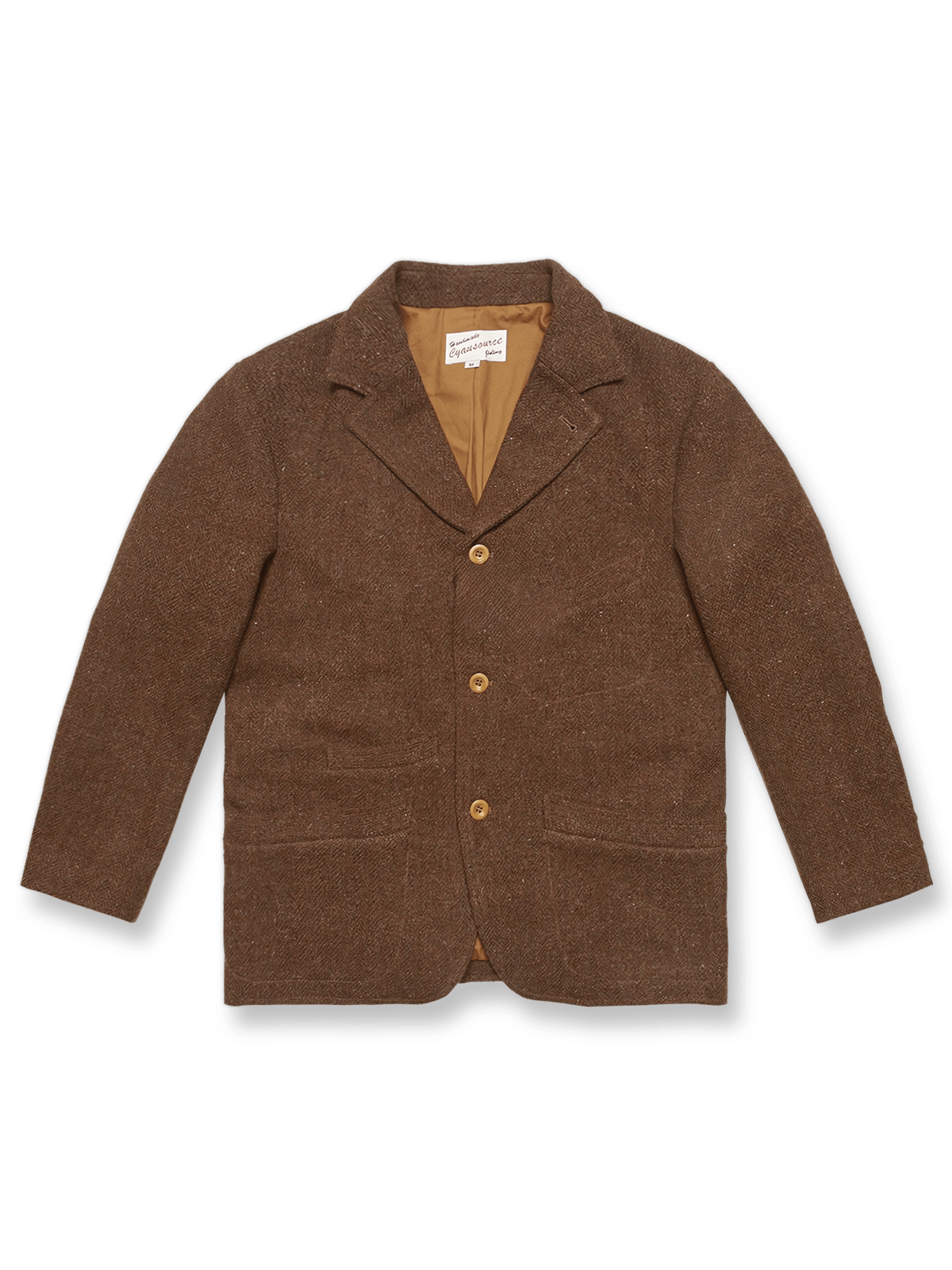 Mallalieus社製ウールツイードとコットンライニングのチェック柄ハンティングコート。