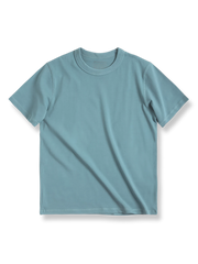 スウェード加工を施した300gヘビーウェイトコットンのアメリカンヴィンテージクルーネックTシャツ