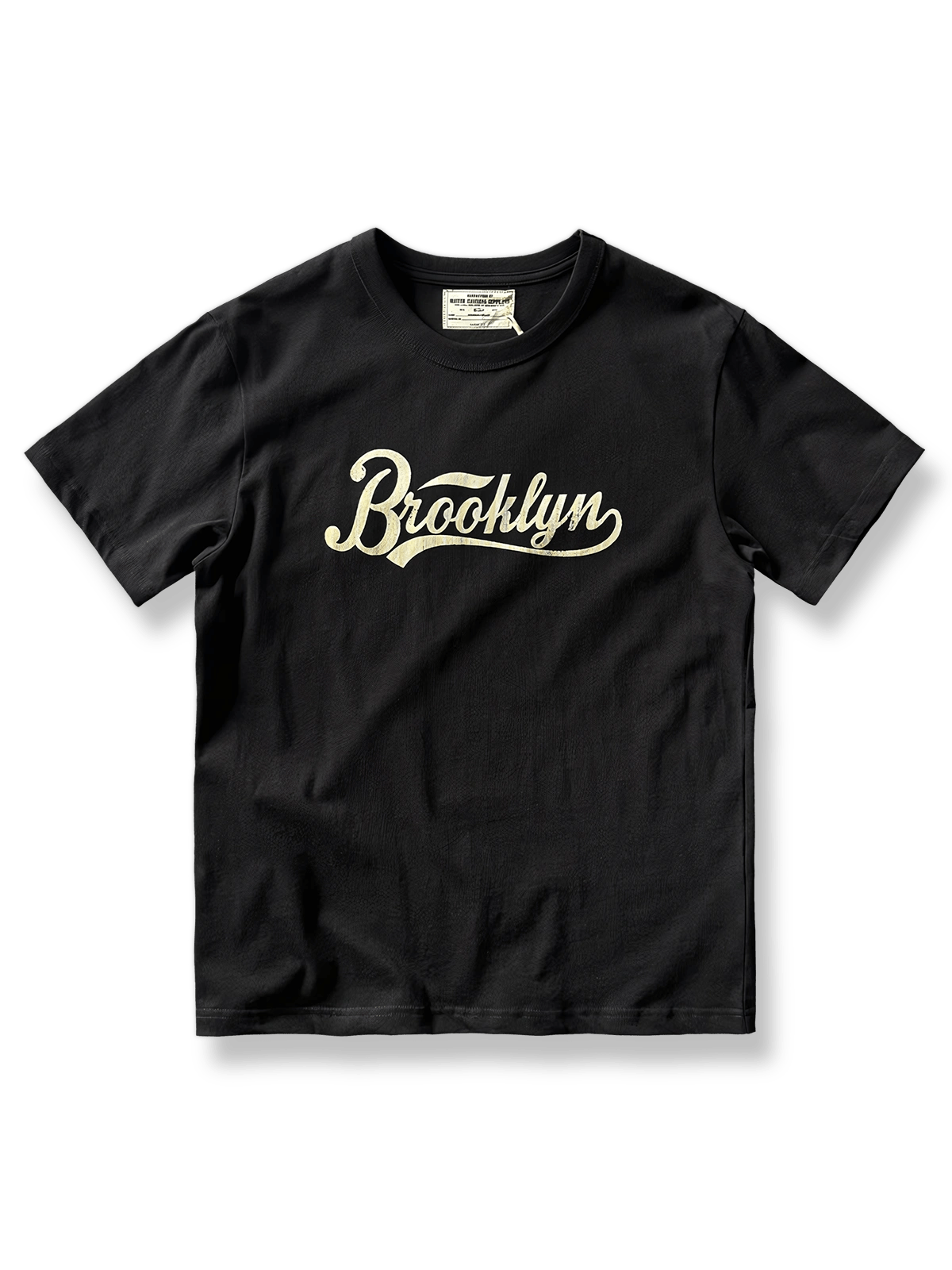 ブルックリンプリントのアメリカンヴィンテージ半袖Tシャツ