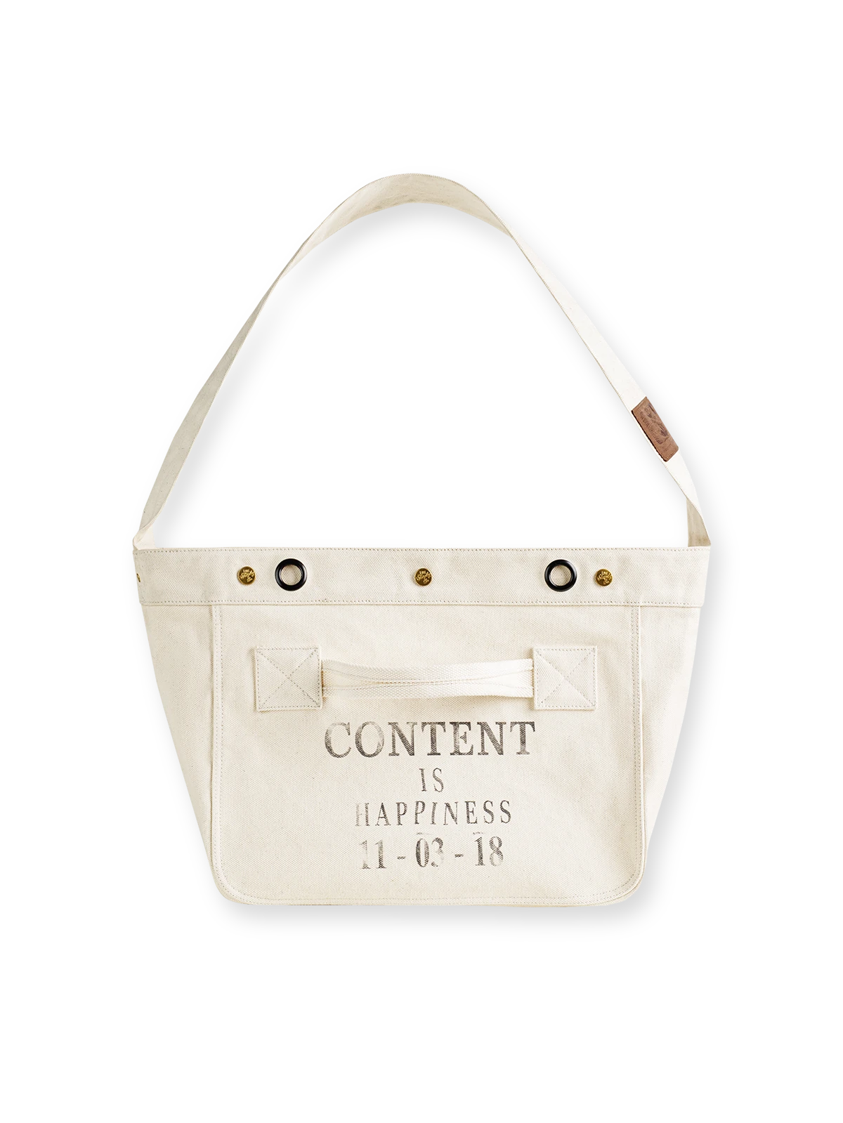 19世紀末ニュースボーイスタイルとモーターサイクル要素を融合したアメリカンヴィンテージニュースボーイバッグ。未染色コットンキャンバス素材、大容量収納、耐久性のあるブロンズ金具が特徴