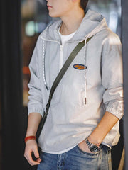 Anorak ハーフジップスウェットジャケット