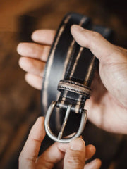 ヘヴィデューティーアンティークレザーベルト