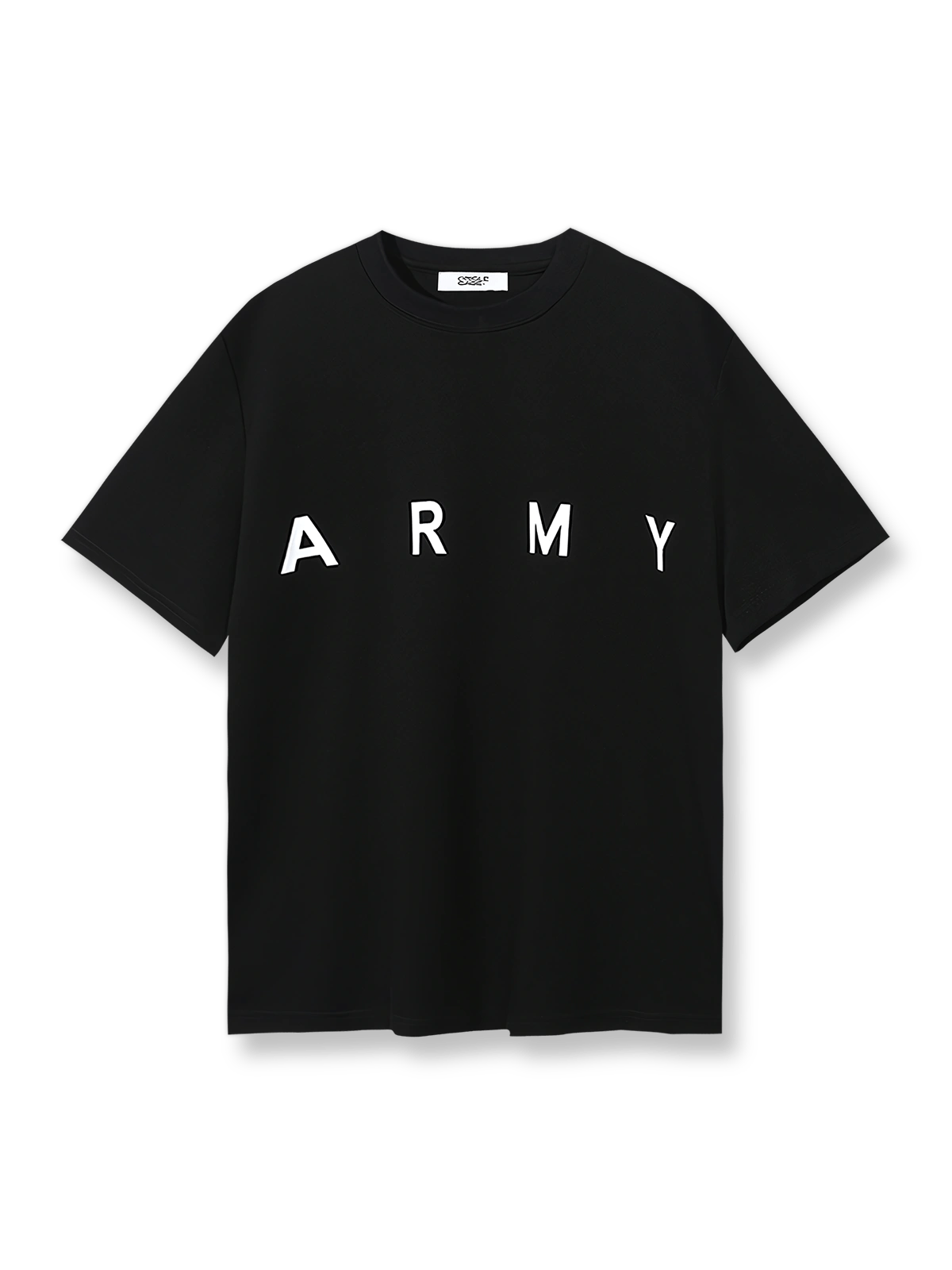 製品画像:ARMYロゴ半袖Tシャツ正面図