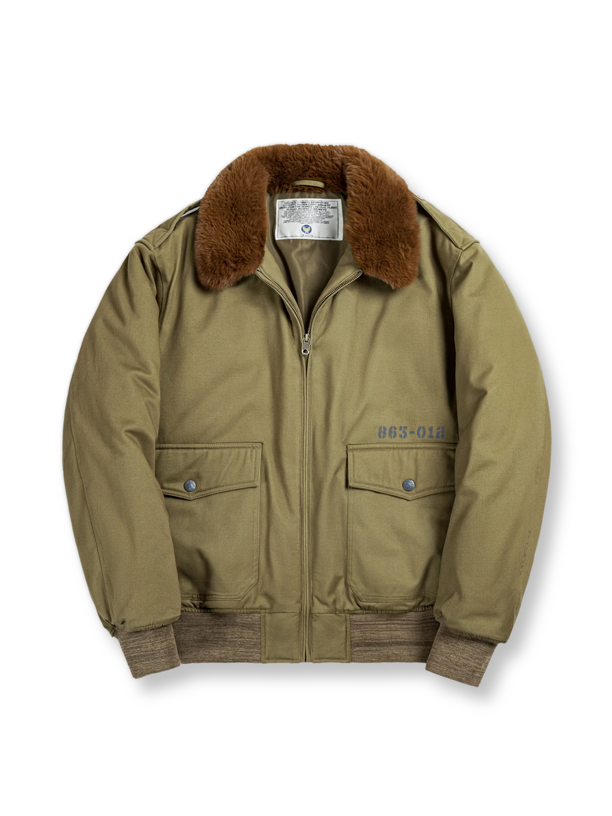 B-15コットンボンバージャケットの製品イメージ