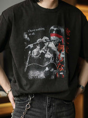 BANDTEE 水洗ロックTシャツ