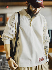 ベースボールグラフィック プルオーバーポロスウェット