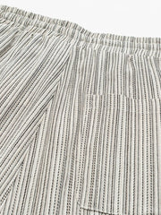 バイカラーストライプリラックスパンツ