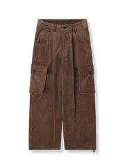 ビッグポケット付きコーデュロイスラックスの製品イメージ