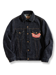 バイカー デニム ジャケット