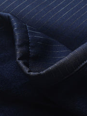 3色ストライプ 裏フリース ビジネスシャツ