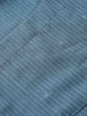 細いストライプ フリースシャツ