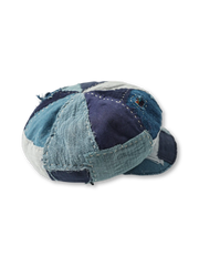 ボロパッチワーク八角帽