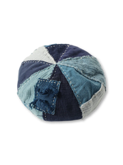 ボロパッチワーク八角帽