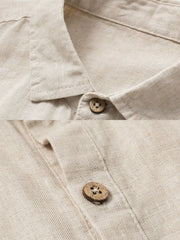 サマーブリーズ リネン プルオーバーポロ