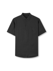 サマーブリーズ リネン プルオーバーポロ