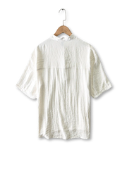 微孔立ち襟サマーシャツ