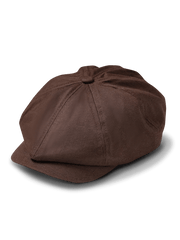 イギリス風ヴィンテージスタイルのショートブリムキャスケット