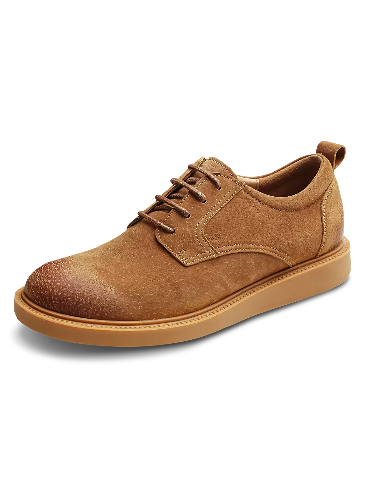 通気性良好な豚革と柔軟ゴムソール使用、男らしい無骨なレトロデザインのブリティッシュワークブーツ