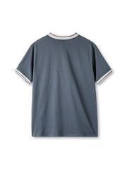 Brooklyn ベースボール 刺繍 ヘンリーネックTee