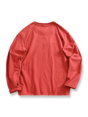 製品画像: BROOKLYNヴィンテージプリント長袖Tシャツの全体展示