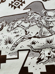 牛骨サンダーバードヘンリーネックTシャツ