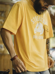 フロックブルドッグポケットTシャツ