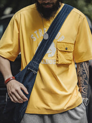 フロックブルドッグポケットTシャツ