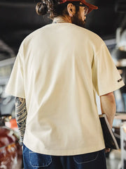 CAMP BASE ジップアップテント刺繍Tシャツ