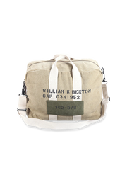 2つのサイズ展開カーキキャンバスバイク斜め掛けバッグの製品イメージ