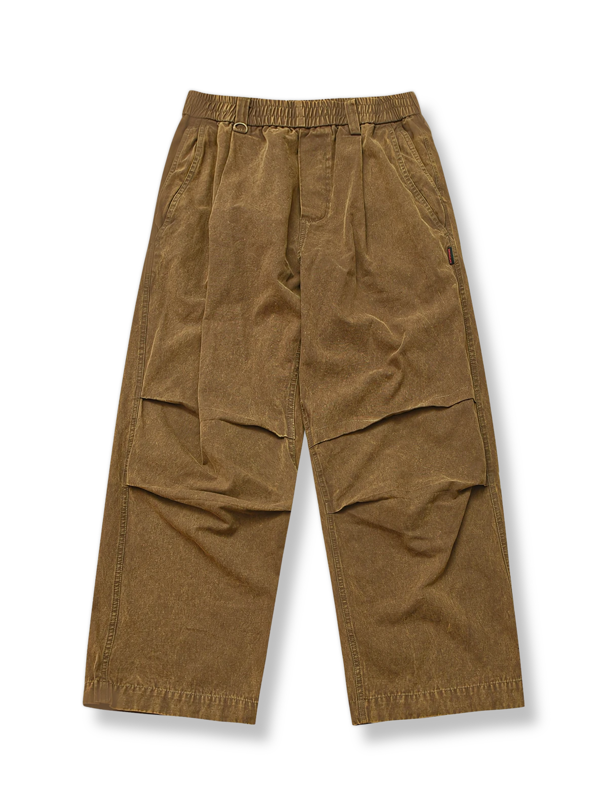 大きなカーゴポケットとルーズフィットが特徴のワークウェアパンツ。
