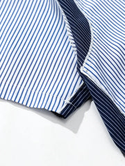 シティボーイパネルストライプシャツ