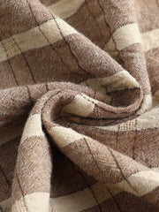 シティボーイ 水洗ストライプ ワイドシャツ