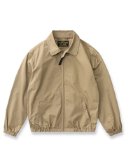 折り襟とリブ仕様が特徴のクラシックベイポートハリントンジャケット。