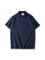 John Brooksの伝統を受け継ぎ、双糸コットン素材と洗練デザインが特徴のクラシックイタリアンポロシャツ