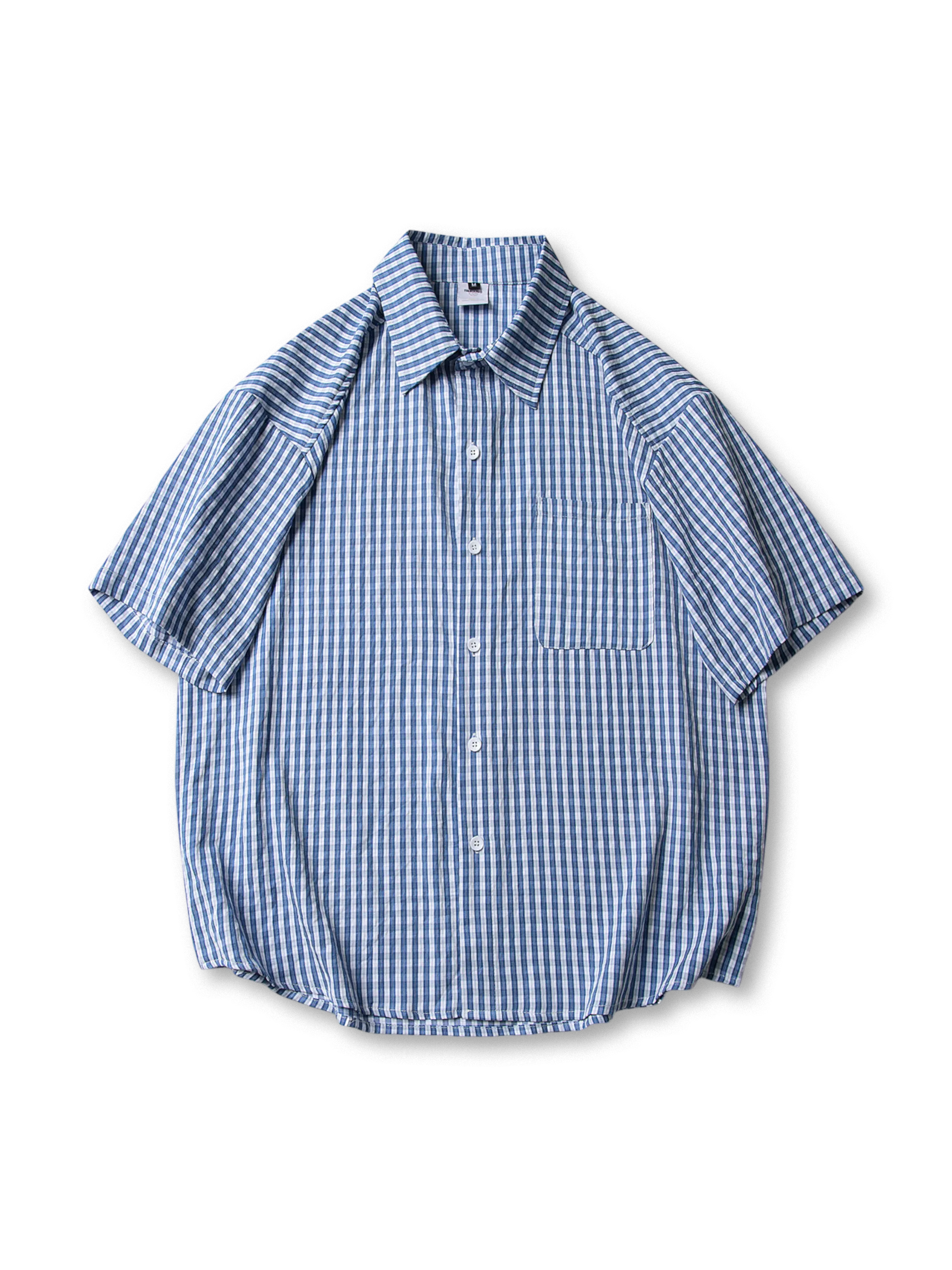 1950年代アイビーリーグ発祥のギンガムシャツを現代的に再構築した速乾性ワイドボックスシルエットシャツ