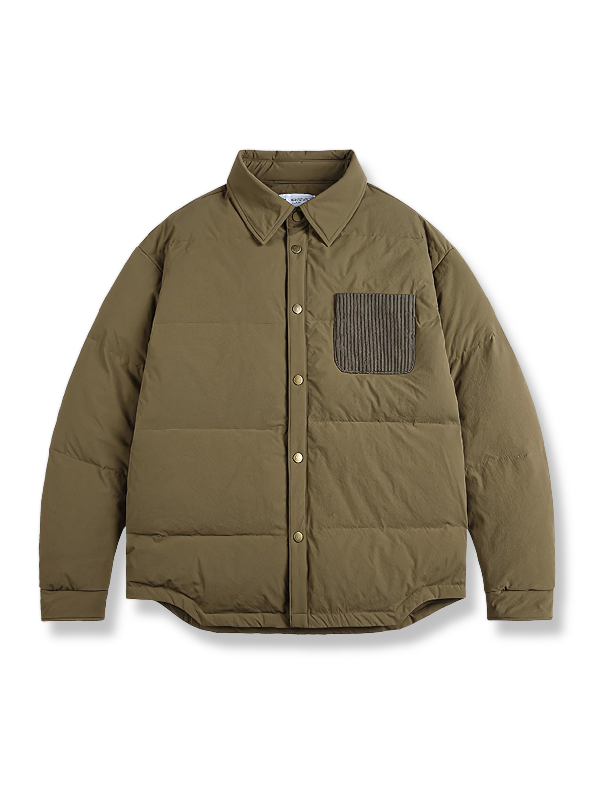 襟付きダウンシャツジャケットの製品イメージ