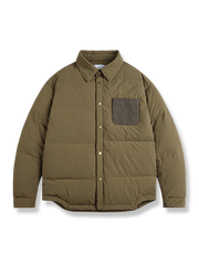 襟付きダウンシャツジャケットの製品イメージ