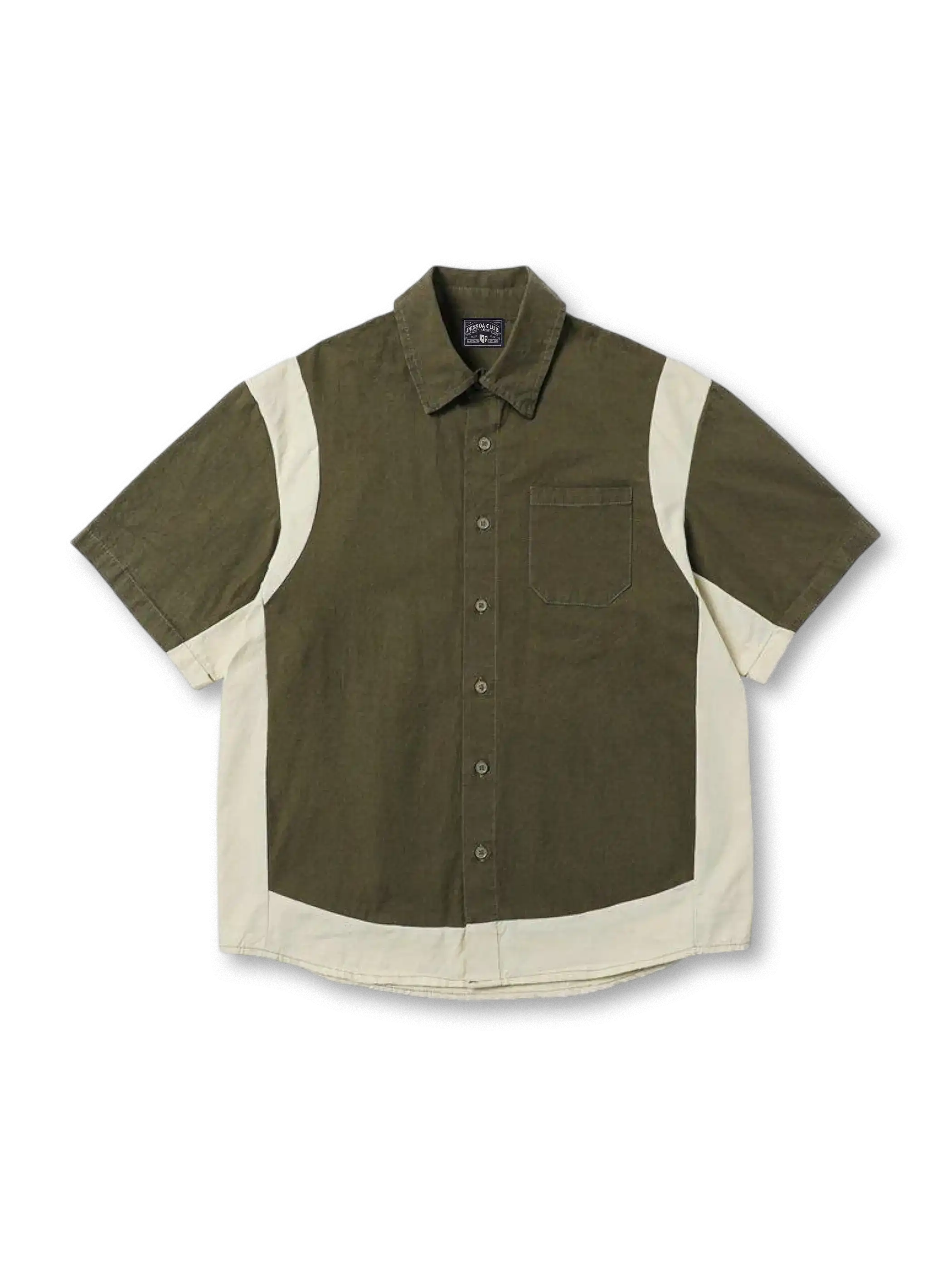 頑強なコットンと配色切り替えが特徴のアメリカンワークシャツ