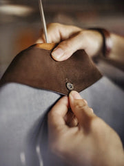 コントラストカラー 長袖シャツ