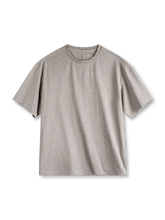 涼感因子と抗菌防螨加工を備えた295g/m²厚手コットンの機能性Tシャツ