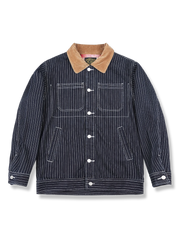 コーデュロイ襟と多ポケットのジャケットの製品イメージ