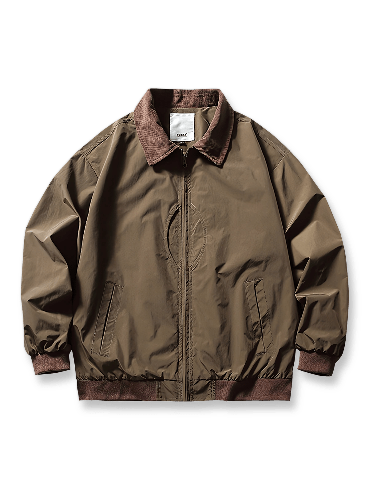 コーデュロイ襟付きワークジャケット