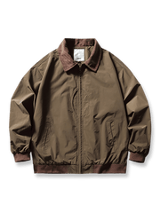 コーデュロイ襟付きワークジャケット