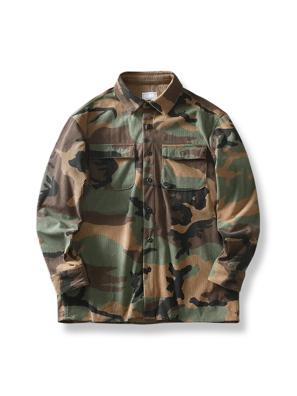 コーデュロイコットンシャツジャケット