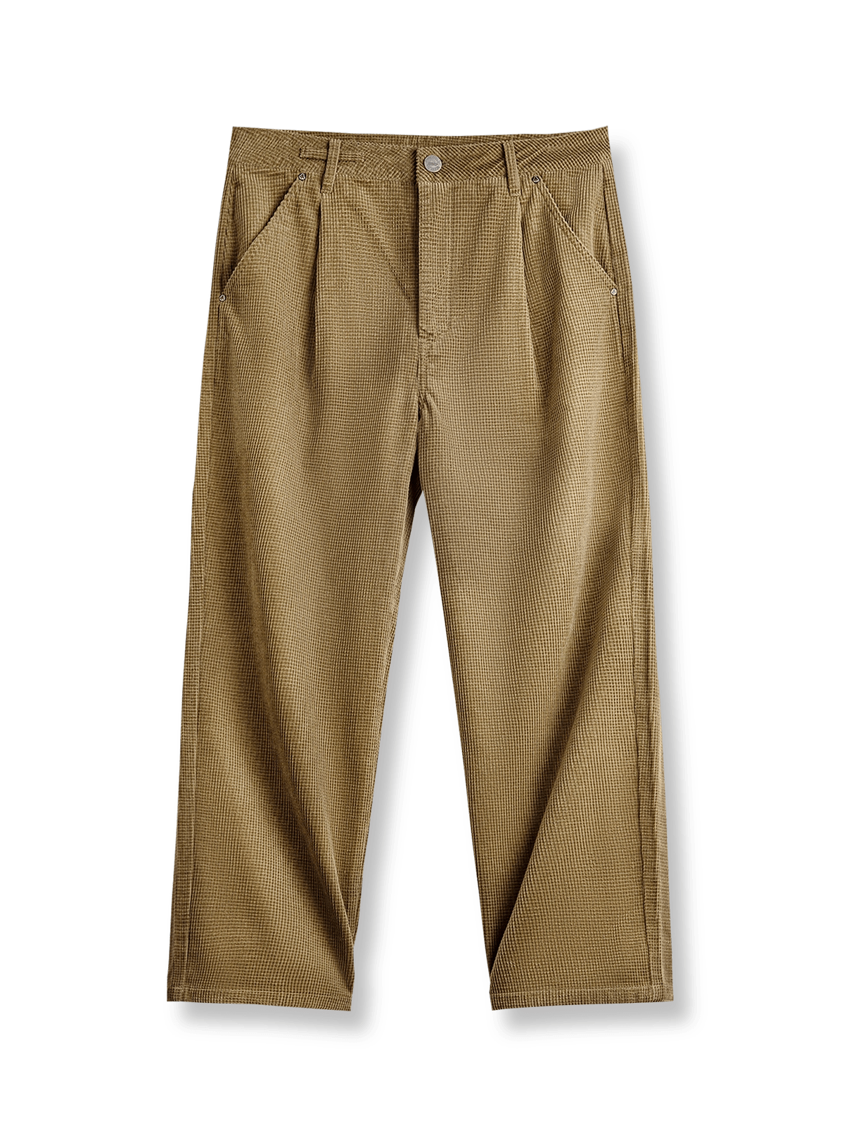 コーデュロイパッチワークとスタンドカラーが映えるデニムジャケット