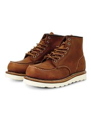 クレイジーホースレザー製のグッドイヤーマーチンブーツ、ハイトップと歯形ゴムソール。