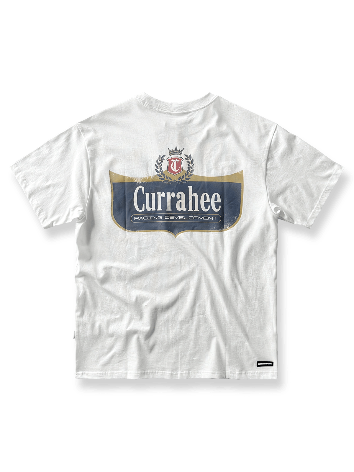 Curraheeと506空挺歩兵連隊のエンブレムが背面にプリントされたヘビーウェイト半袖Tシャツ