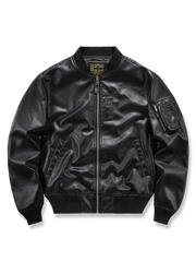 リブ襟・袖口・裾とアームポケットが特徴のCWU-45/Pバイカーレザーフライトジャケット構想