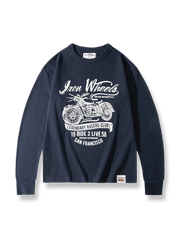 サイクルプリントのヘビーウェイトTシャツ