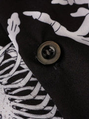 ダークパーム デジタルプリント アロハシャツ